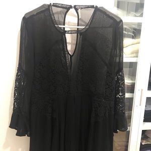 Black Free People Blouse Large
